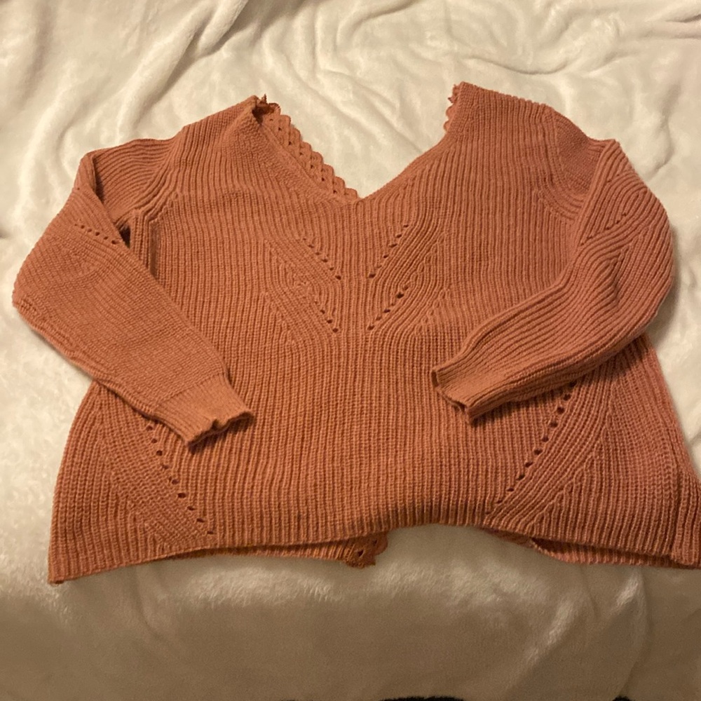 Pink sweater